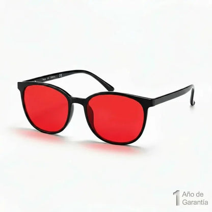 Flow® | Gafas Unisex de Lentes Rojas con Filtro de Luz Azul - Knitec SPAIN